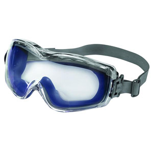 UVEX by Honeywell S3992X Stealth Reading Magnifier Goggles, Blue/Clear