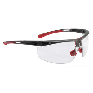 North by Honeywell Adaptec Series Safety Eyewear, Narrow Black, Anti-Fog Lens
