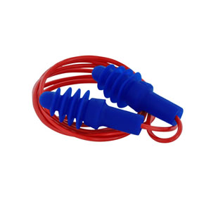 Howard Leight Airsoft Corded Earplugs with Reusable Case, 500-Pairs