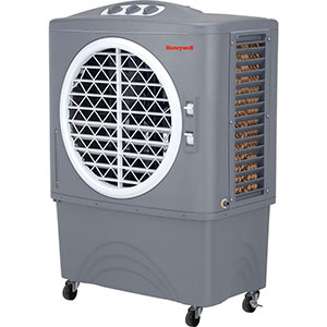 Honeywell Indoor/Outdoor Commercial Evaporative Air Cooler - 1062 CFM, Gray