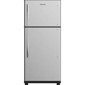 Honeywell 3.1 Cu ft Compact Refrigerator, 2 Door Mini Fridge with Freezer, Stainless Steel - H31MRS