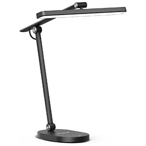 Honeywell LED Desk Lamp for Home Office, H4 Sunturalux Eye-Caring Desk Light, Black - HWT-H4BK