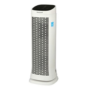 Honeywell Air Genius 3 Oscillating Tower Air Purifier with Permanent Washable Filter- White, HFD300