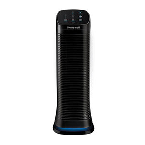 Honeywell Air Genius 5 Oscillating Tower Air Purifier and Odor Reducer -Black, HFD320