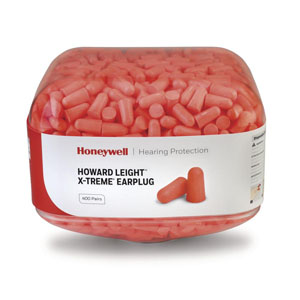 Howard Leight X-TREME Earplugs for HL400 Dispenser, 800 Pairs, NRR 32