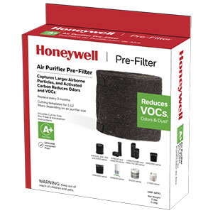 Honeywell Household Odor And Gas Reducing Universal Pre-Filter A+