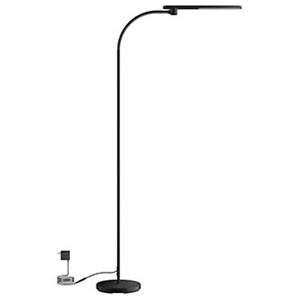 Honeywell F4 LED Gooseneck Floor Light with Adjustable Neck, Black