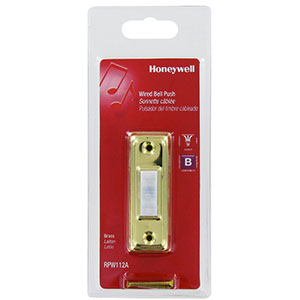 Honeywell Home Wired Surface Mount Push Button for Door Chime , RPW112A1000/A