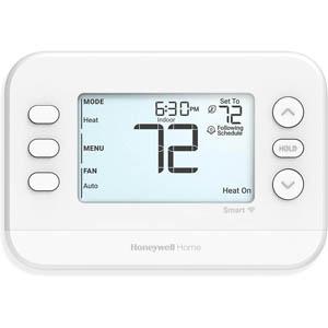 Honeywell Home X2S Wi-Fi Thermostat, Programmable with Flexible Schedule for Conventional and Heat Pump Systems