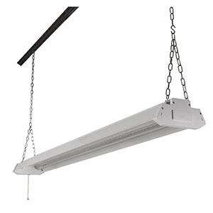 Honeywell 4-Foot LED Aluminum Shop Cafe Light, 4500 Lumen