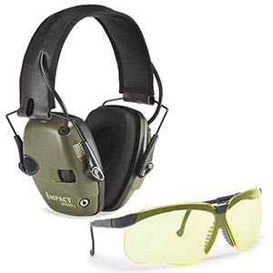  Howard Leight R-02526 by Honeywell Impact Sport Sound  Amplification Electronic Shooting Earmuff, MultiCam : Sports & Outdoors