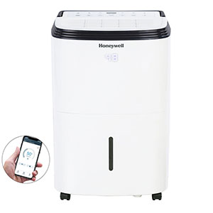 Honeywell Smart Wi-Fi 30-Pint Energy Star Eco-Friendly Dehumidifier, APP/Alexa