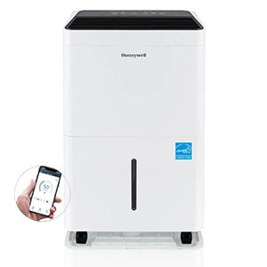 Honeywell 50-Pint Smart Portable Dehumidifier with Alexa Voice Control