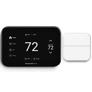 Honeywell Home X8S Smart Thermostat with Room Sensor, Black